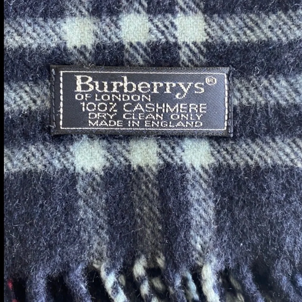 Burberry check cashmere scarf